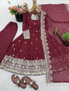 Jf 033 Heavy Georgette With Fully Flair Readymade Dress Online Wholesale